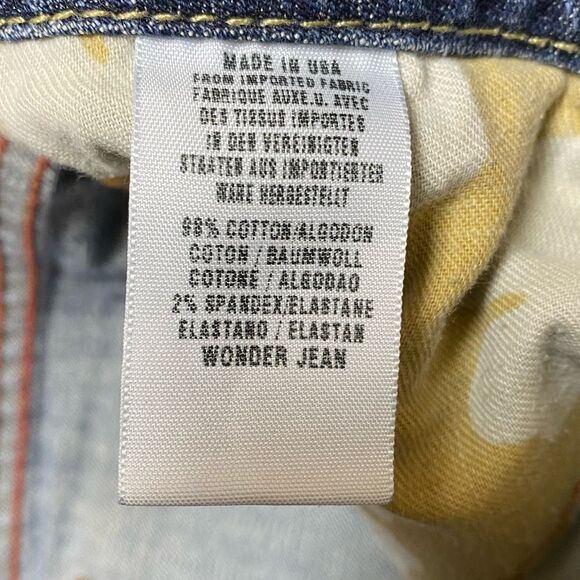 Lucky Brand Women’s Blue Flared Vintage Y2K Wonder Jean Sz 6/28 - Picture 13 of 15